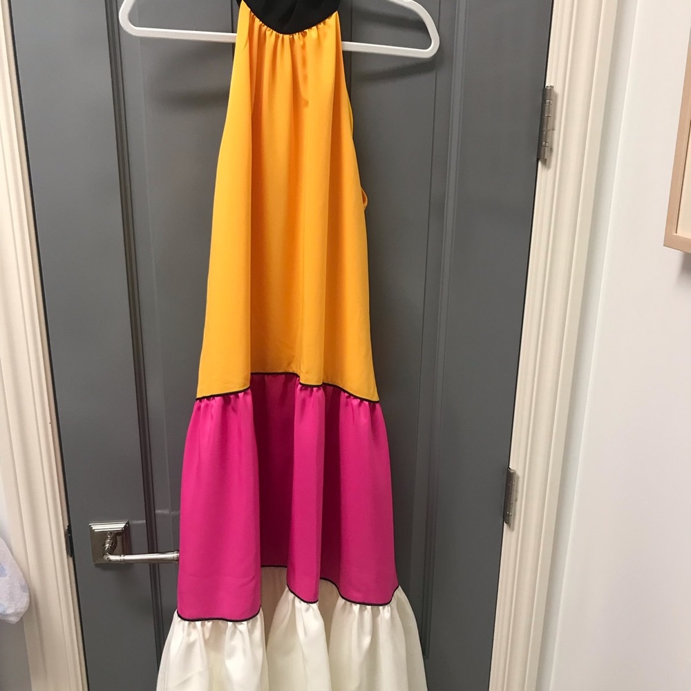 Nha Khanh Multi-Tiered Halter Dress